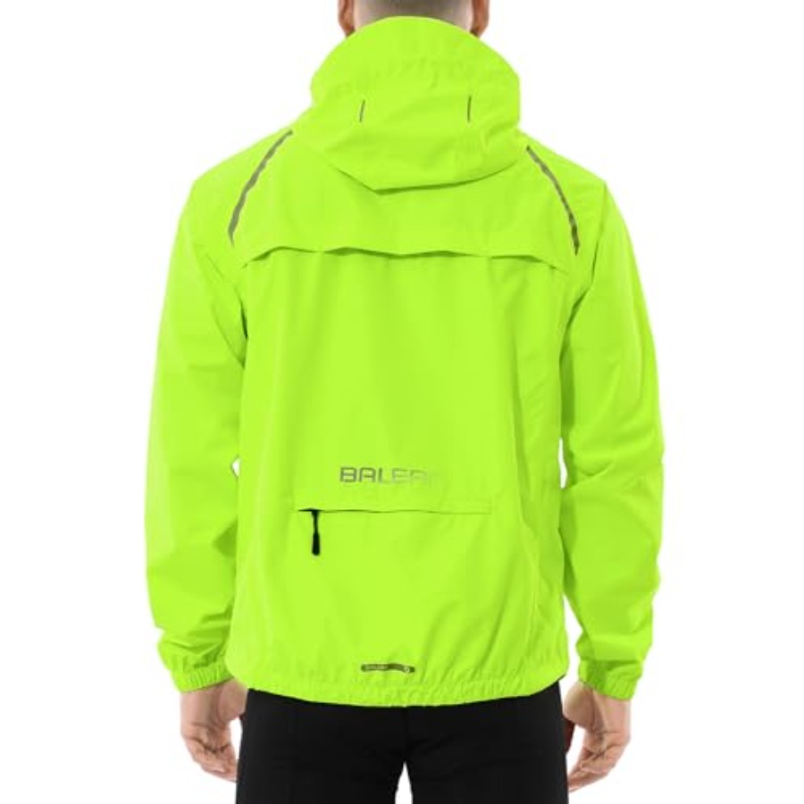 Running Gear Reflective - Men's Rain Jacket Waterproof Windbreaker Raincoat