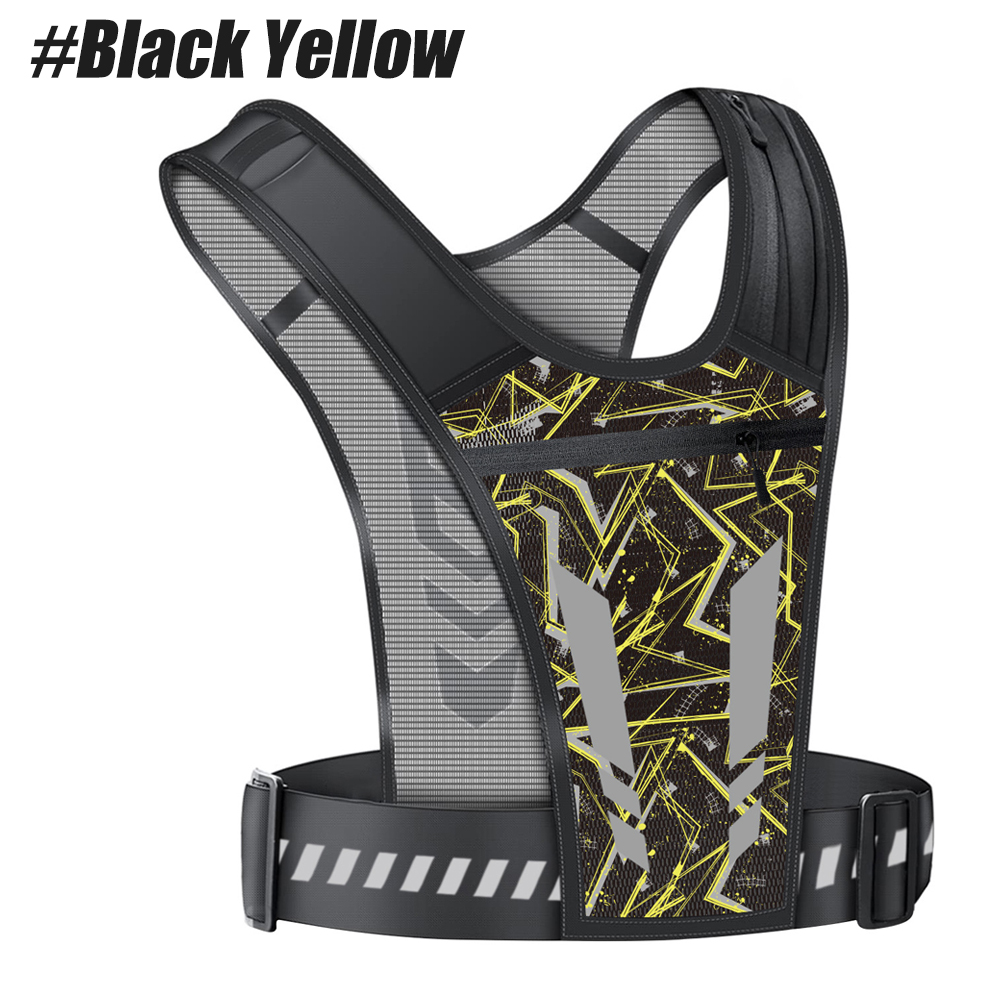 Running Gear Reflective - Reflective Running Vest with Phone Holder