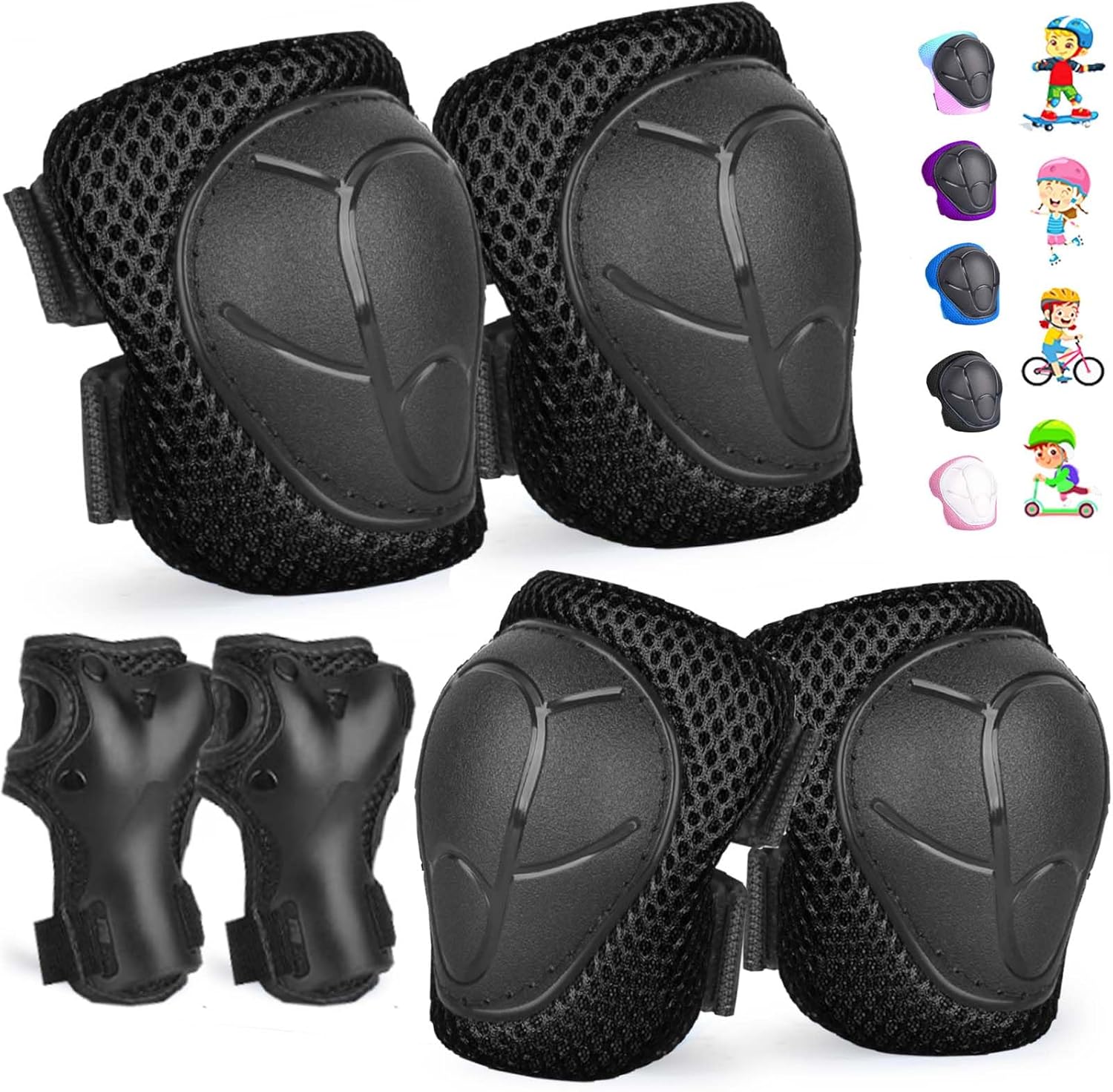 Running Gear Girls - Kids/Youth Knee Pads and Elbow Pads