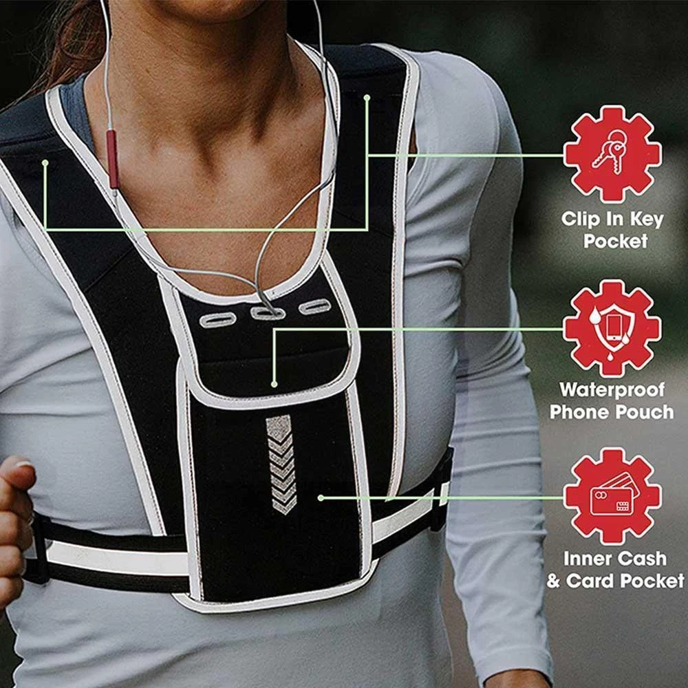 Running Vest Phone Holder for  - مراجعة Running Gear Train وسعره