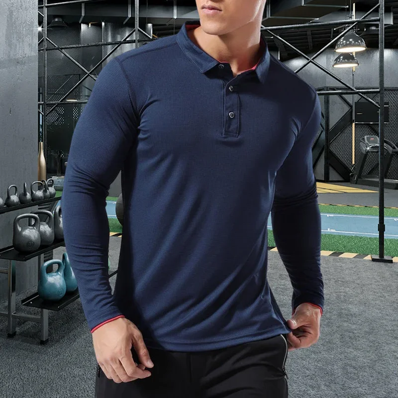 Men Running Sport Shirts Tops  - مراجعة Running Gear Winter وسعره