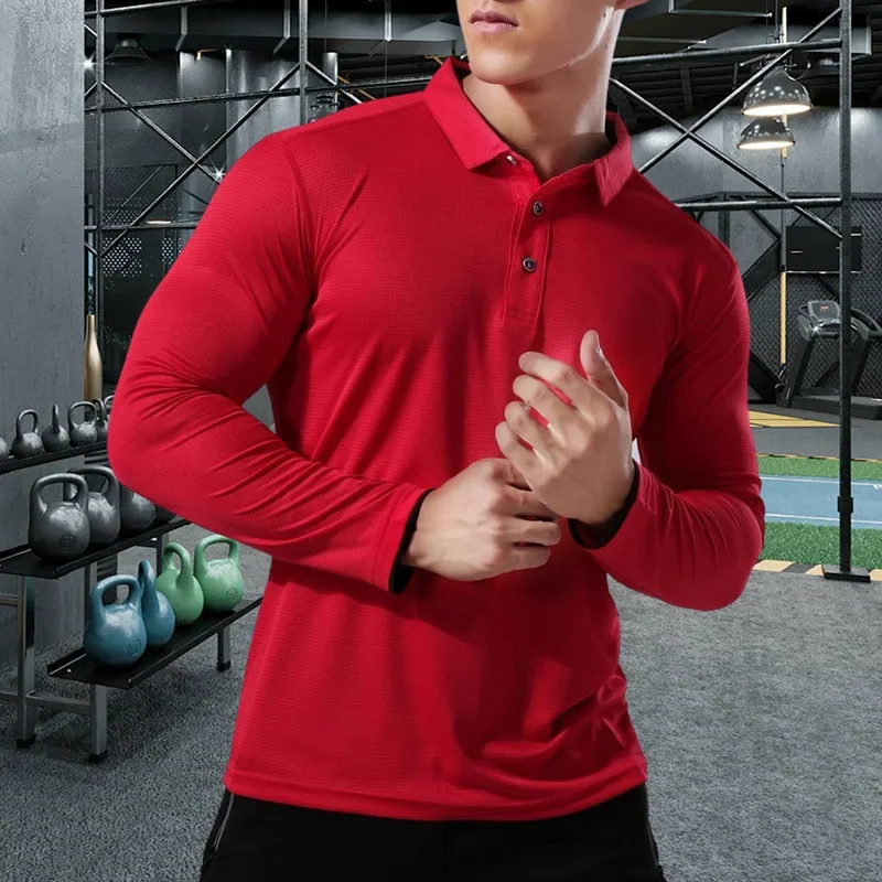 Men Running Sport Shirts Tops  - مراجعة Running Gear Winter وسعره
