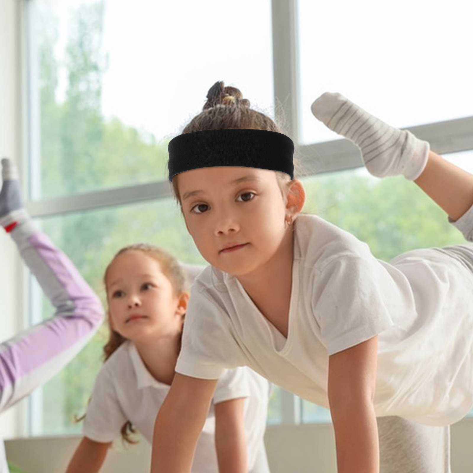 4Pcs Sports Sweatbands Youth A - مراجعة Running Gear Girls وسعره