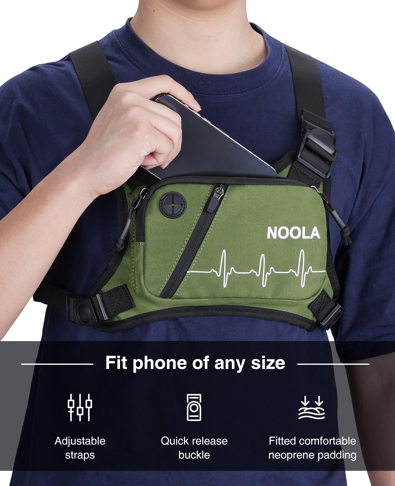 Chest Pack Running Vest Reflec - مراجعة Running Gear Bag For Men وسعره