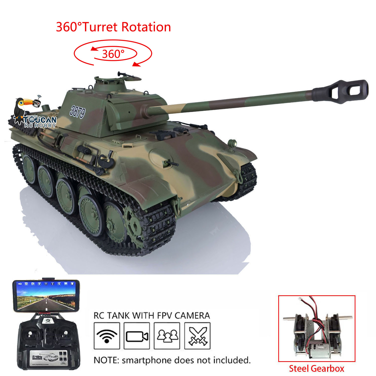 Henglong 1/16 7.0 Plastic Pant - مراجعة Running Gear Box وسعره