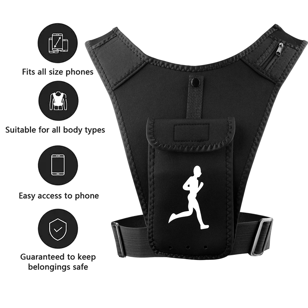 Adjustable Running Vest Phone  - مراجعة Running Gear Train وسعره