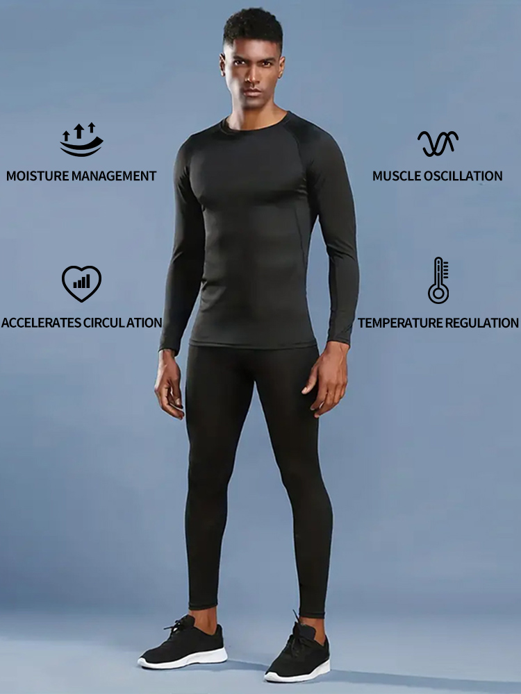 Compression Shirts Men's Rashg - مراجعة Running Gear Winter وسعره
