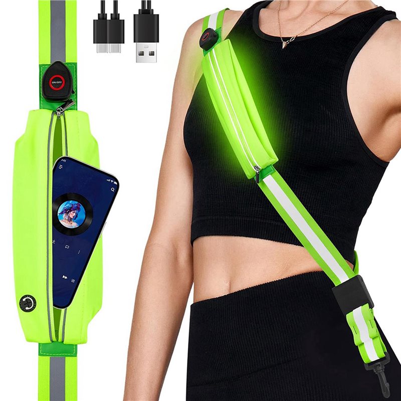 BTLIFE-2X LED Reflective Belt  - مراجعة Running Gear Reflective وسعره