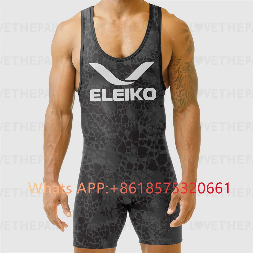 ELEIKO Mens Wrestling Singlet  - مراجعة Running Gear Train وسعره