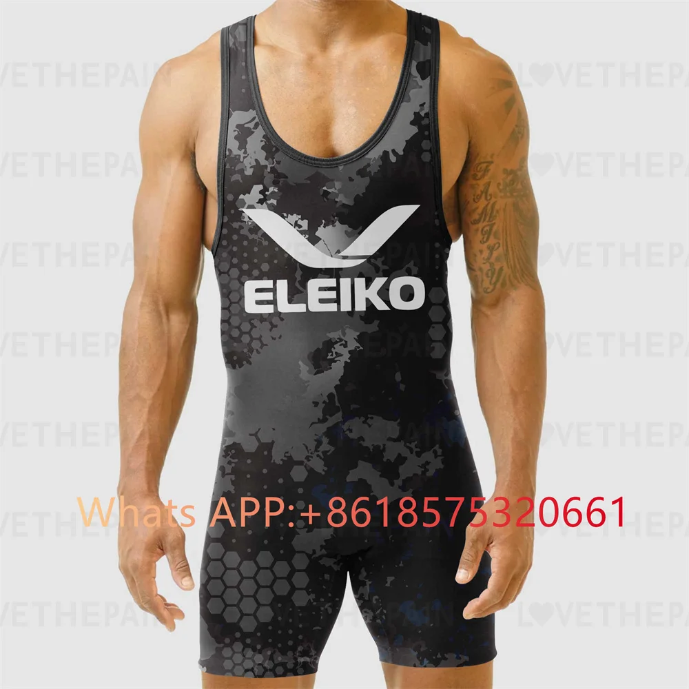 ELEIKO Mens Wrestling Singlet  - مراجعة Running Gear Train وسعره