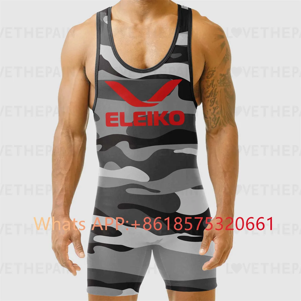 ELEIKO Mens Wrestling Singlet  - مراجعة Running Gear Train وسعره