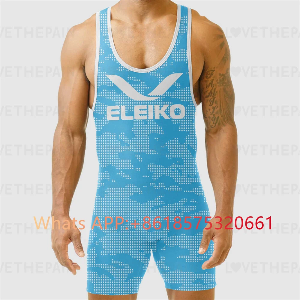 ELEIKO Mens Wrestling Singlet  - مراجعة Running Gear Train وسعره