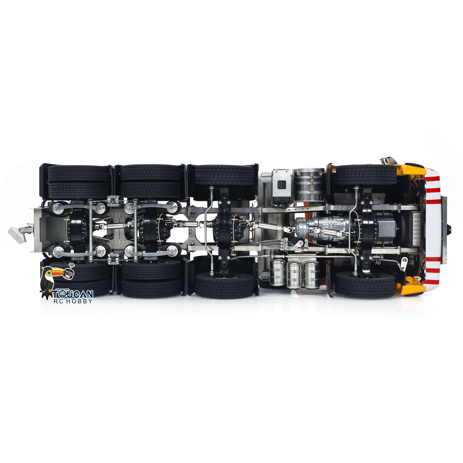 Toy 1/14 8x8 R620 RC Tractor T - مراجعة Running Gear Box وسعره
