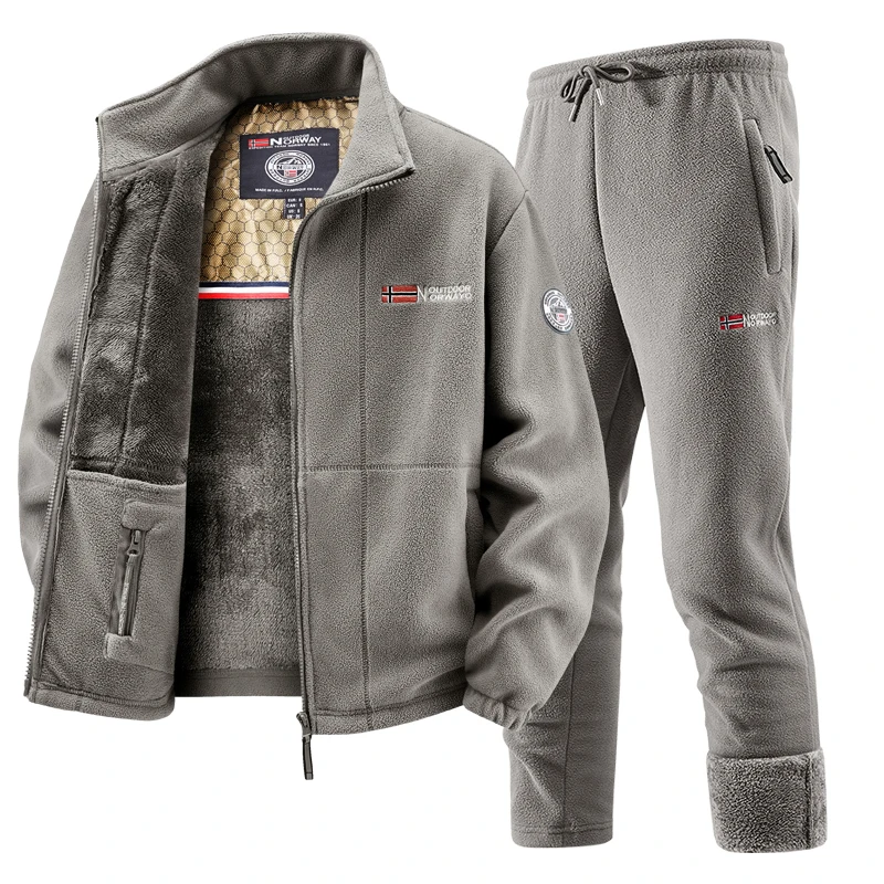 Mens Winter Fleece Tracksuit S - مراجعة Running Gear Winter وسعره
