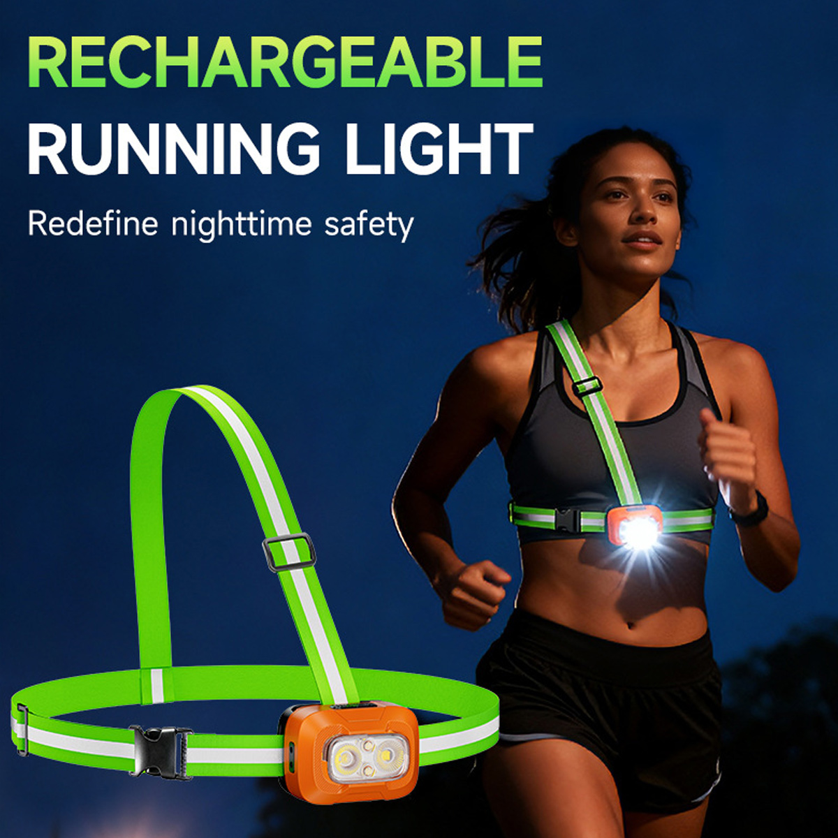 Running Light USB Rechargeable - مراجعة Running Gear Reflective وسعره