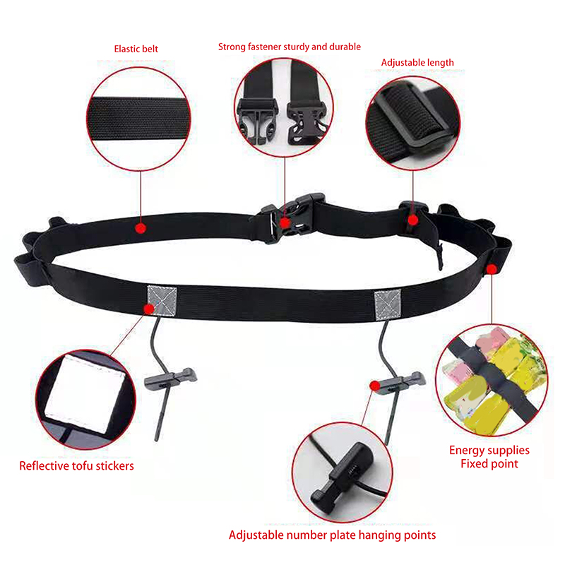 Running Race Number Belt Waist - مراجعة Running Belt Waist وسعره