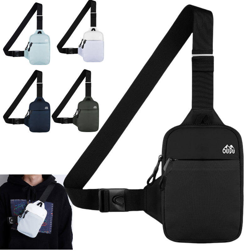 Casual Men Shoulder Chest Bag  - مراجعة Running Belt Waist وسعره