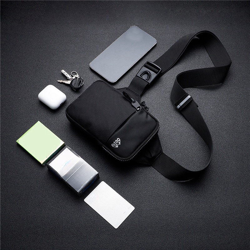Casual Men Shoulder Chest Bag  - مراجعة Running Belt Waist وسعره