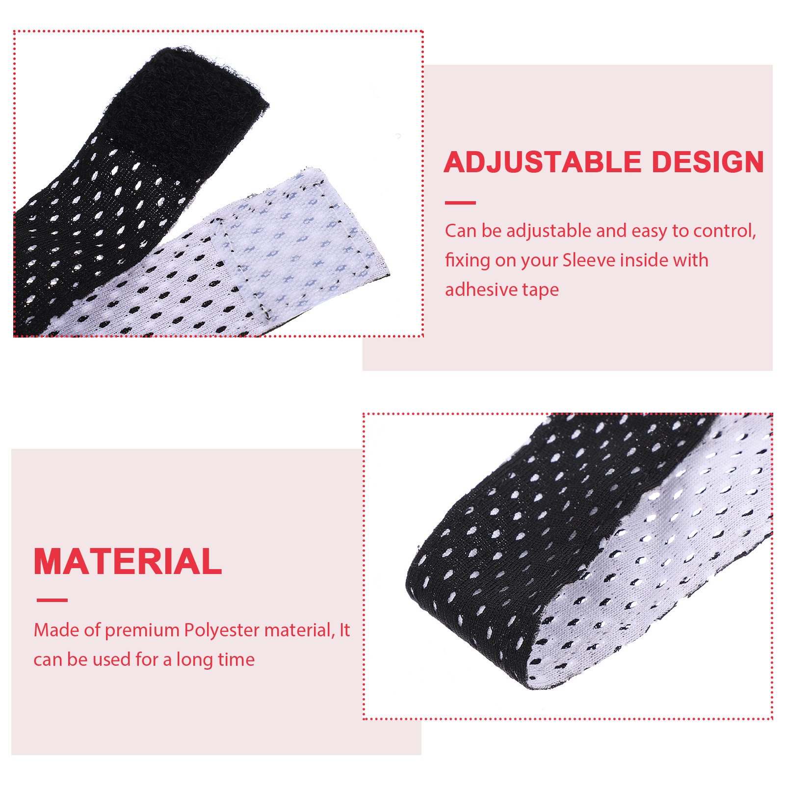 6Pcs Adjustable Elastic Sleeve - مراجعة Running Gear Girls وسعره