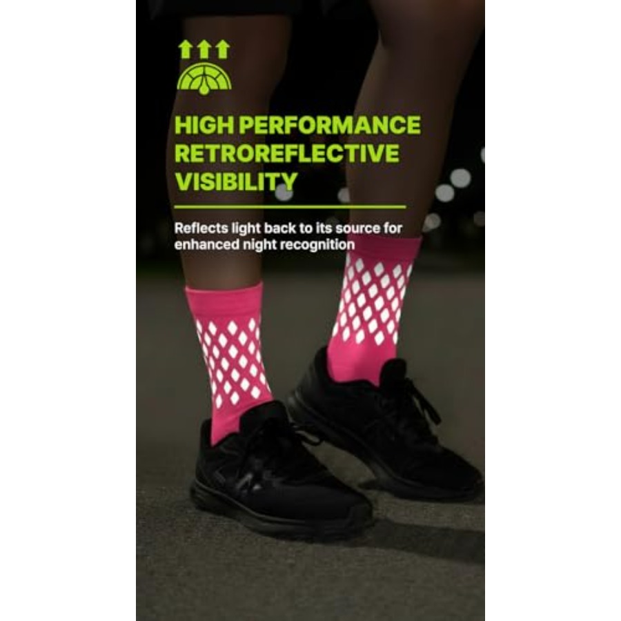 Reflective Socks for cycling a - مراجعة Running Gear Reflective وسعره