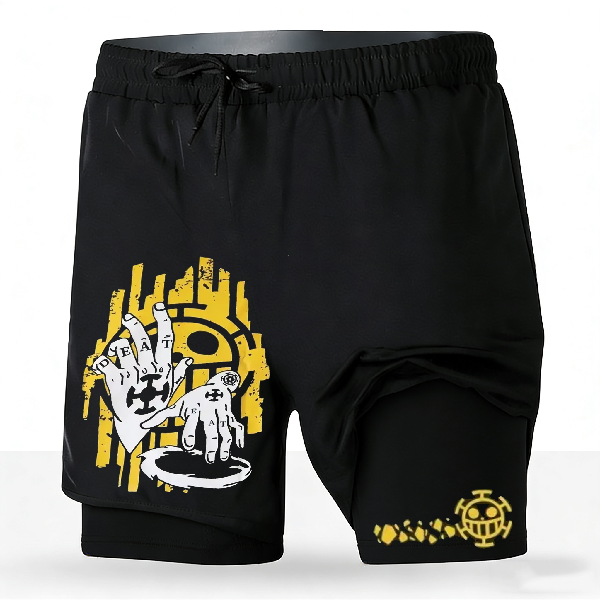 Men's One Piece Anime 2-in-1 R - مراجعة Running Gear In Japan وسعره