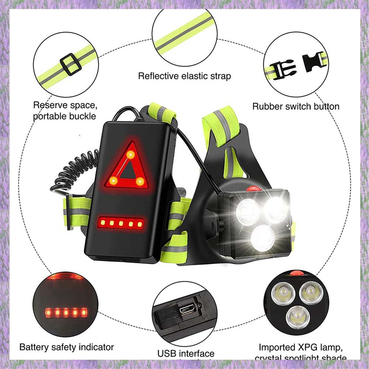 A63K-Night Running Lights For  - مراجعة Running Gear Reflective وسعره