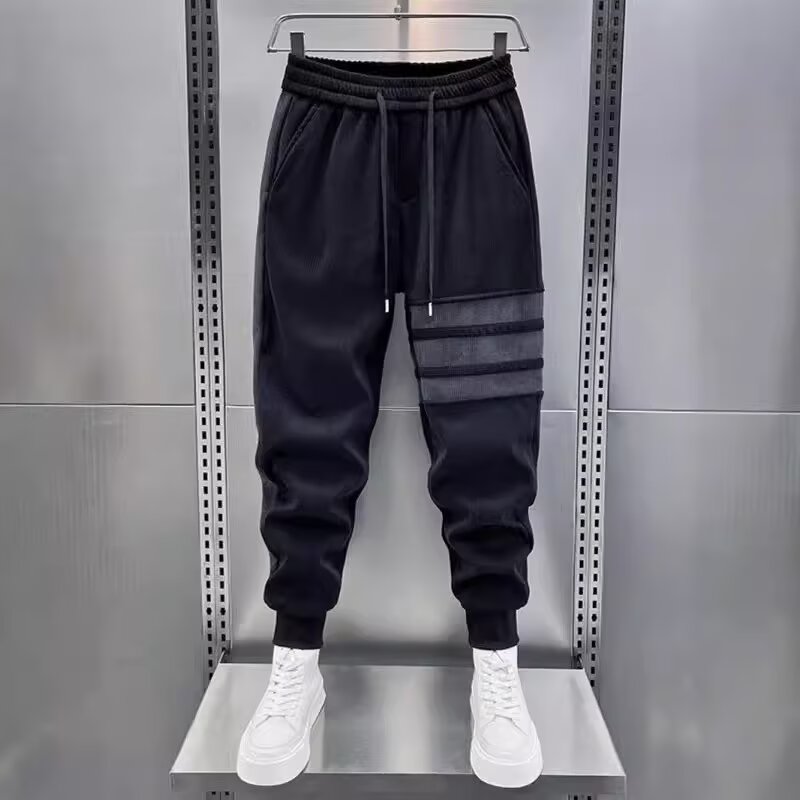 Trendy Men Black Joggers Autum - مراجعة Running Gear Winter وسعره