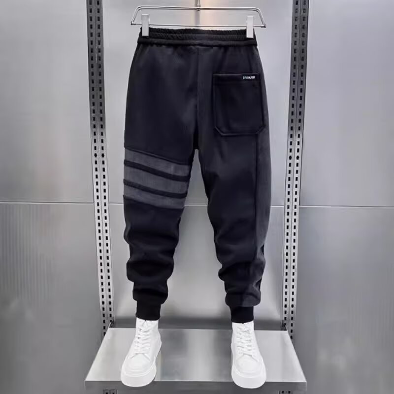 Trendy Men Black Joggers Autum - مراجعة Running Gear Winter وسعره