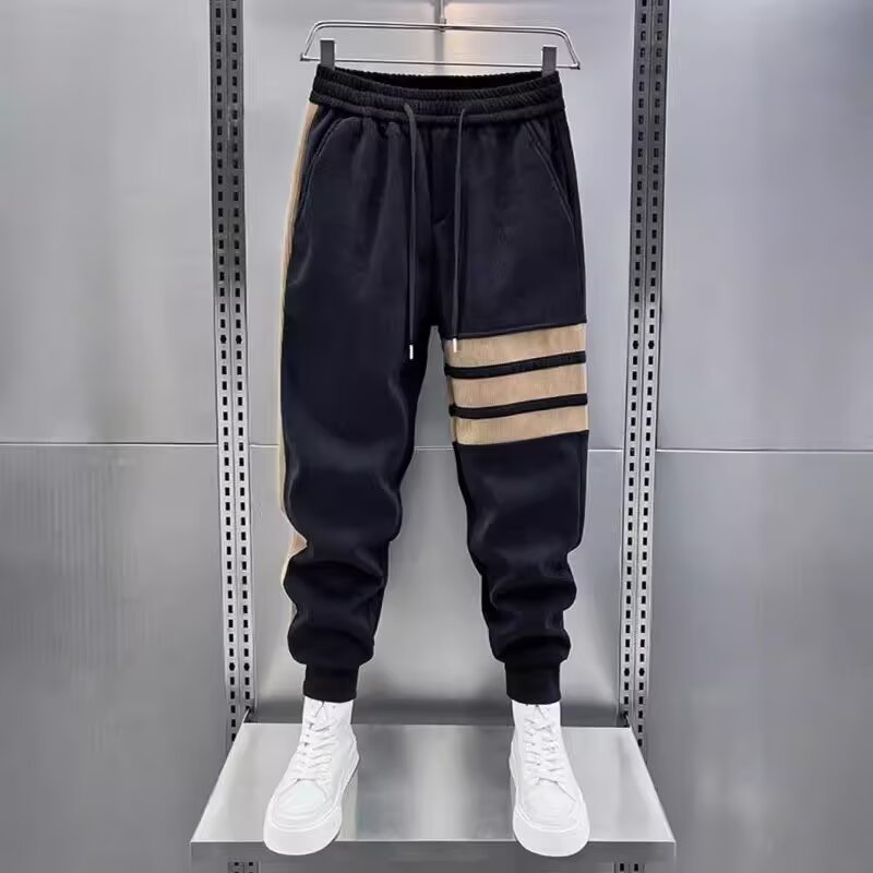 Trendy Men Black Joggers Autum - مراجعة Running Gear Winter وسعره