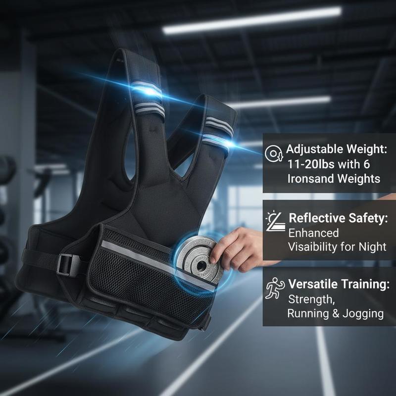 Weighted Resistance Jacket 11- - مراجعة Running Gear Reflective وسعره