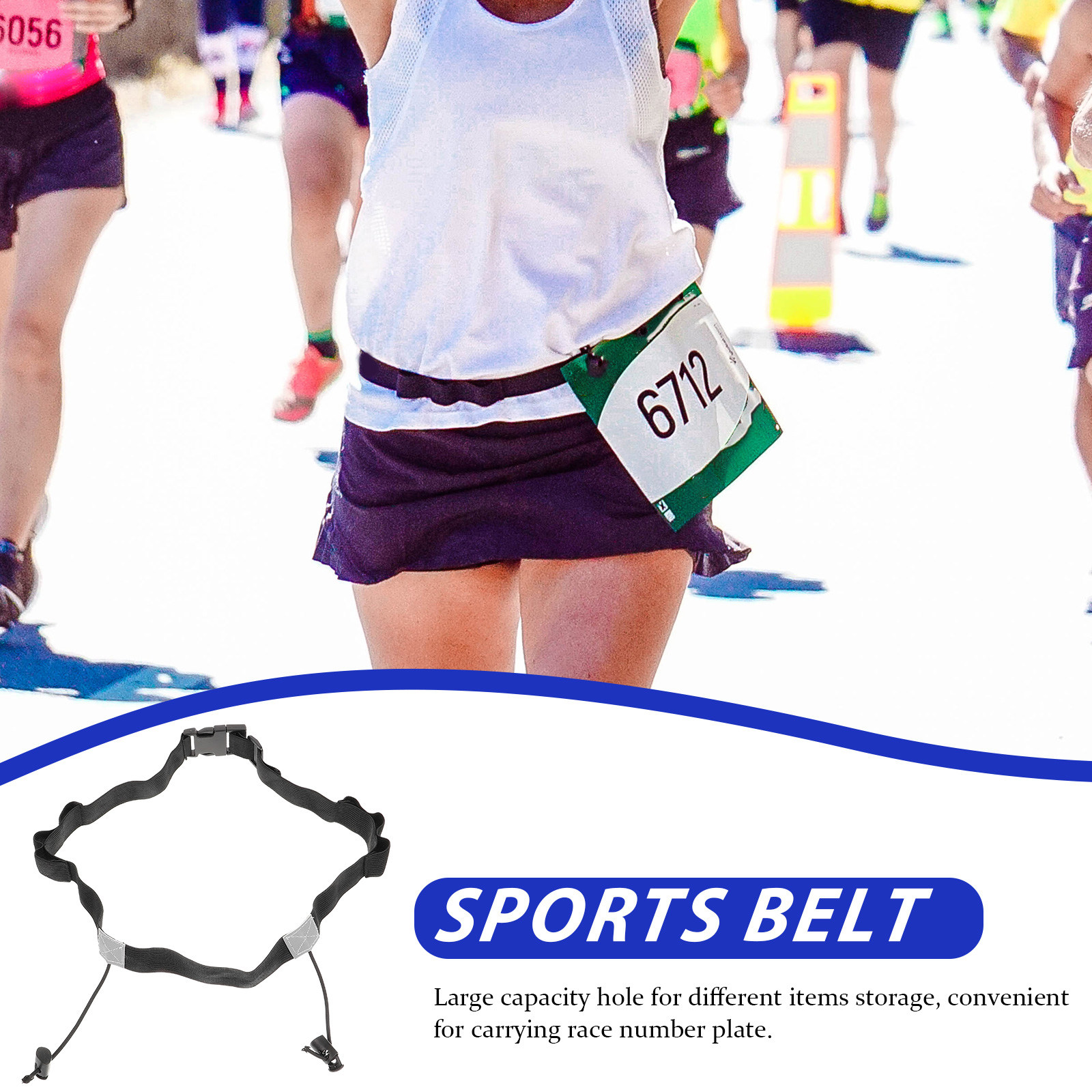 2Pcs Reflective Running Waistb - مراجعة Running Gear Girls وسعره