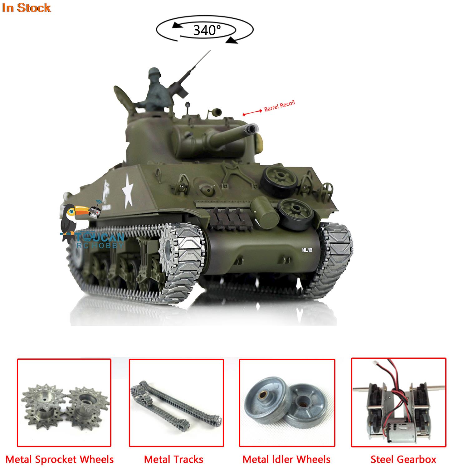 1/16 HENG LONG RC Tank 7.0 Upg - مراجعة Running Gear Box وسعره