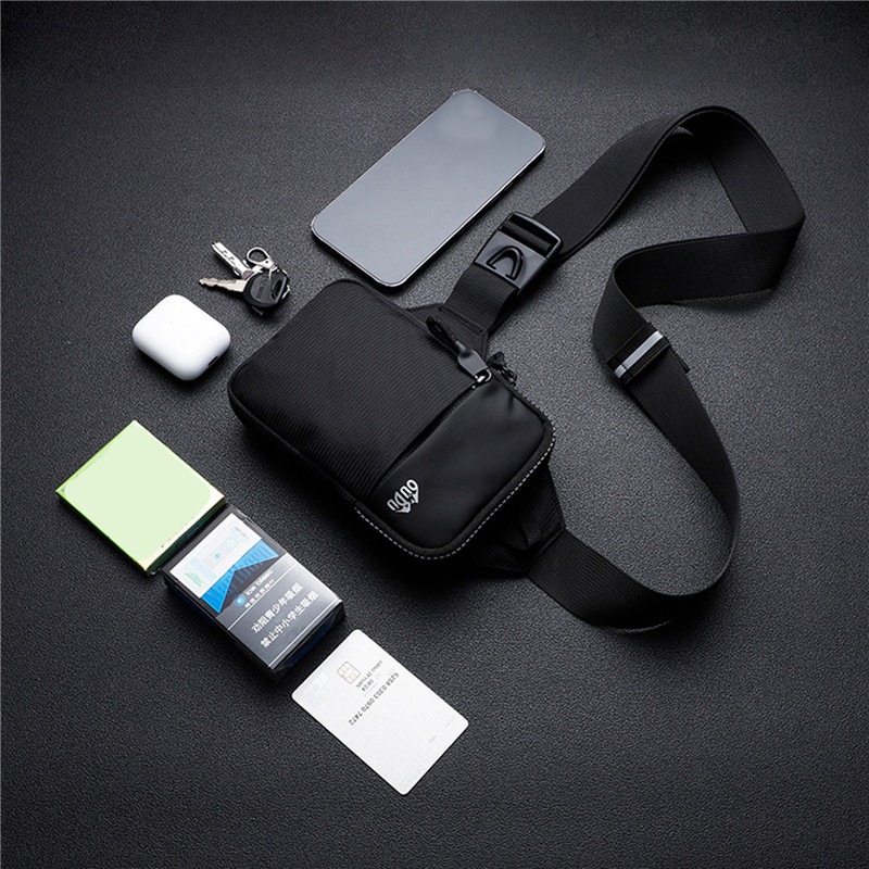 Casual Men Shoulder Chest Bag  - مراجعة Running Belt Waist وسعره