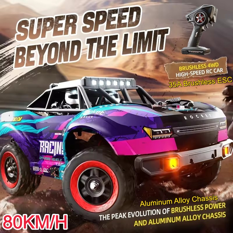 80KM/H Brushless RC Racing Car - مراجعة Running Gear Car وسعره
