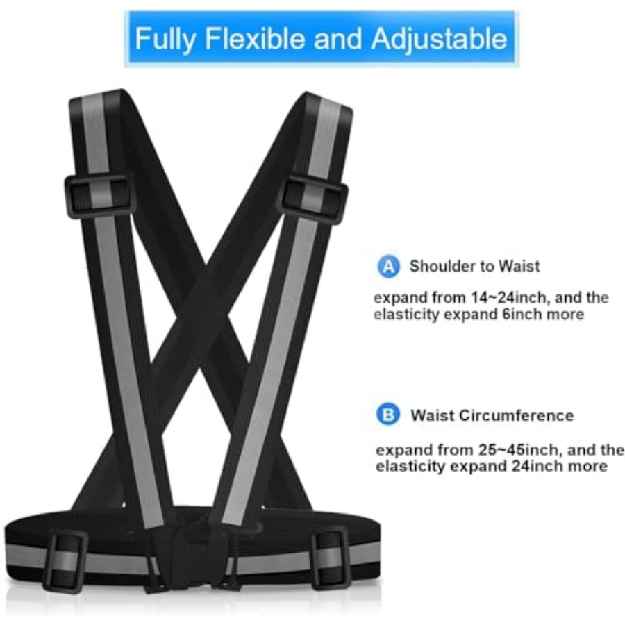 Reflective Vest Running Gear,  - مراجعة Running Gear Reflective وسعره