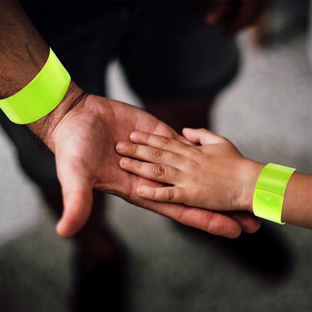 12Pcs Reflective Slap Bracelet - مراجعة Running Gear Reflective وسعره