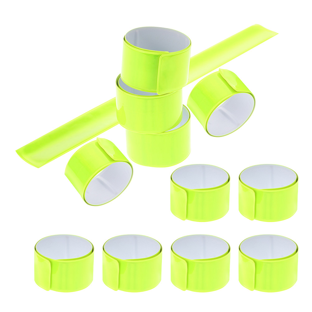 12Pcs Reflective Slap Bracelet - مراجعة Running Gear Reflective وسعره