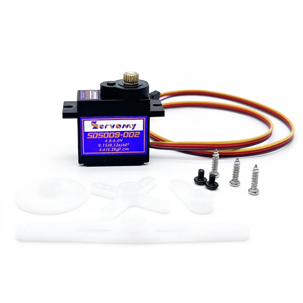 4pcs Servomy SDS009-02 9g Serv - مراجعة Running Gear Car وسعره