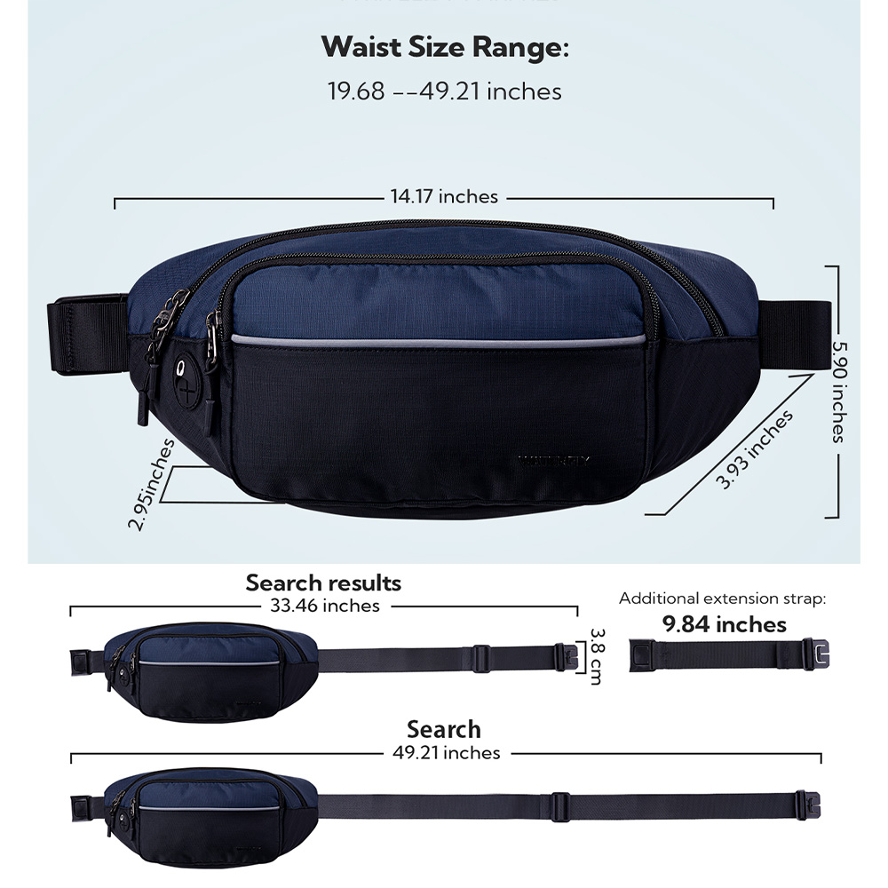 WATERFLY Fanny Pack Waist Bag  - مراجعة Running Belt Waist وسعره
