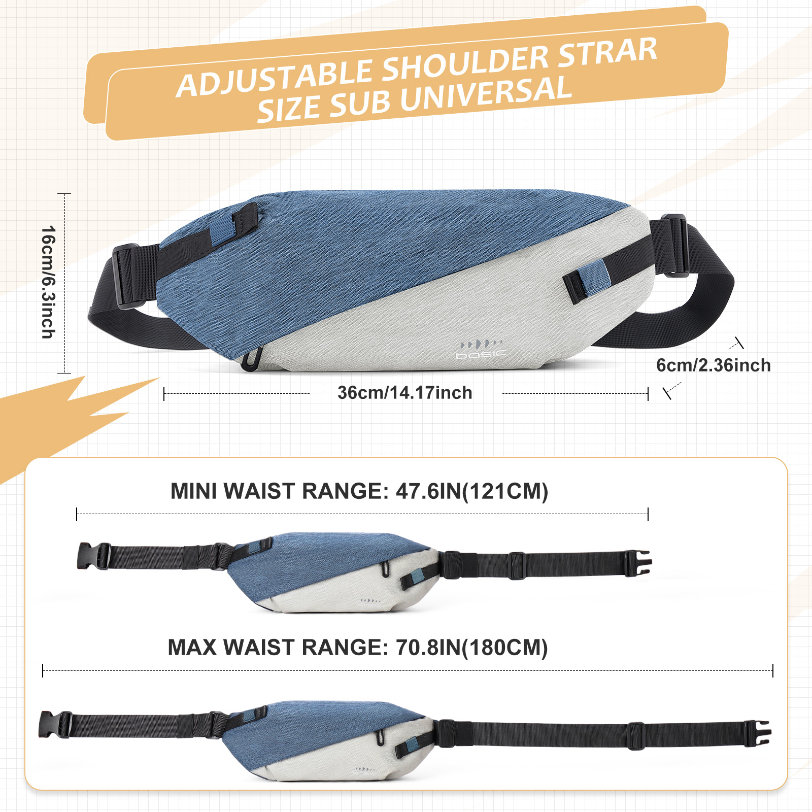 Fashionable Trendy Crossbody B - مراجعة Running Belt Waist وسعره