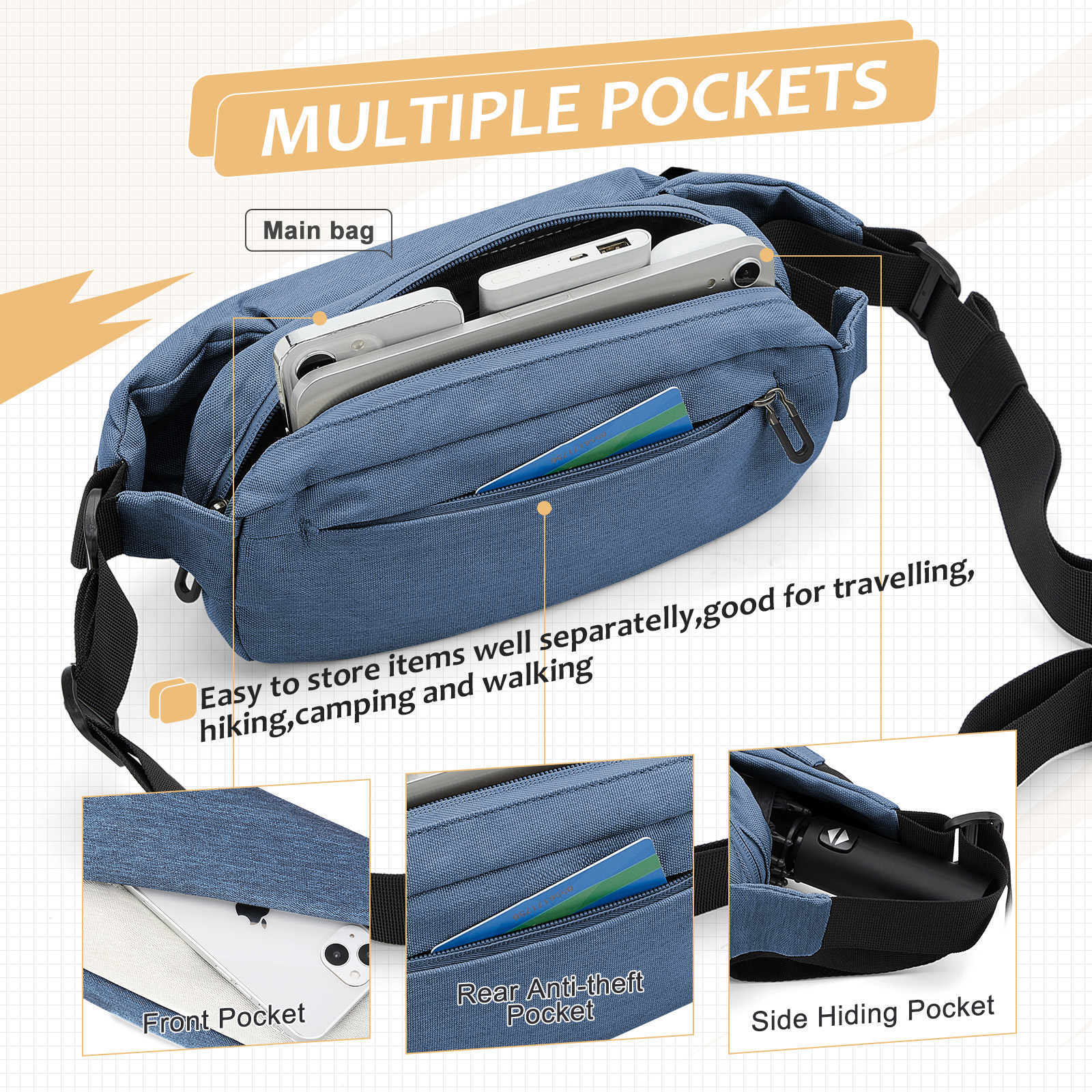 Fashionable Trendy Crossbody B - مراجعة Running Belt Waist وسعره