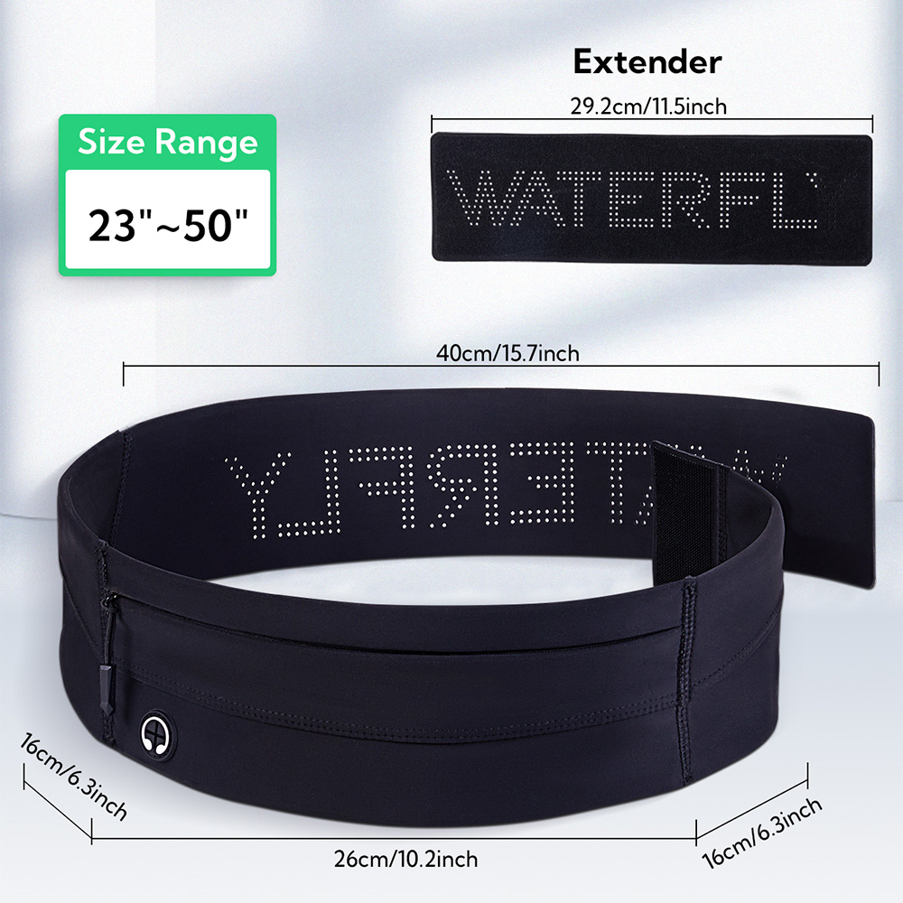 WATERFLY Running Belt Fanny Pa - مراجعة Running Belt Waist وسعره