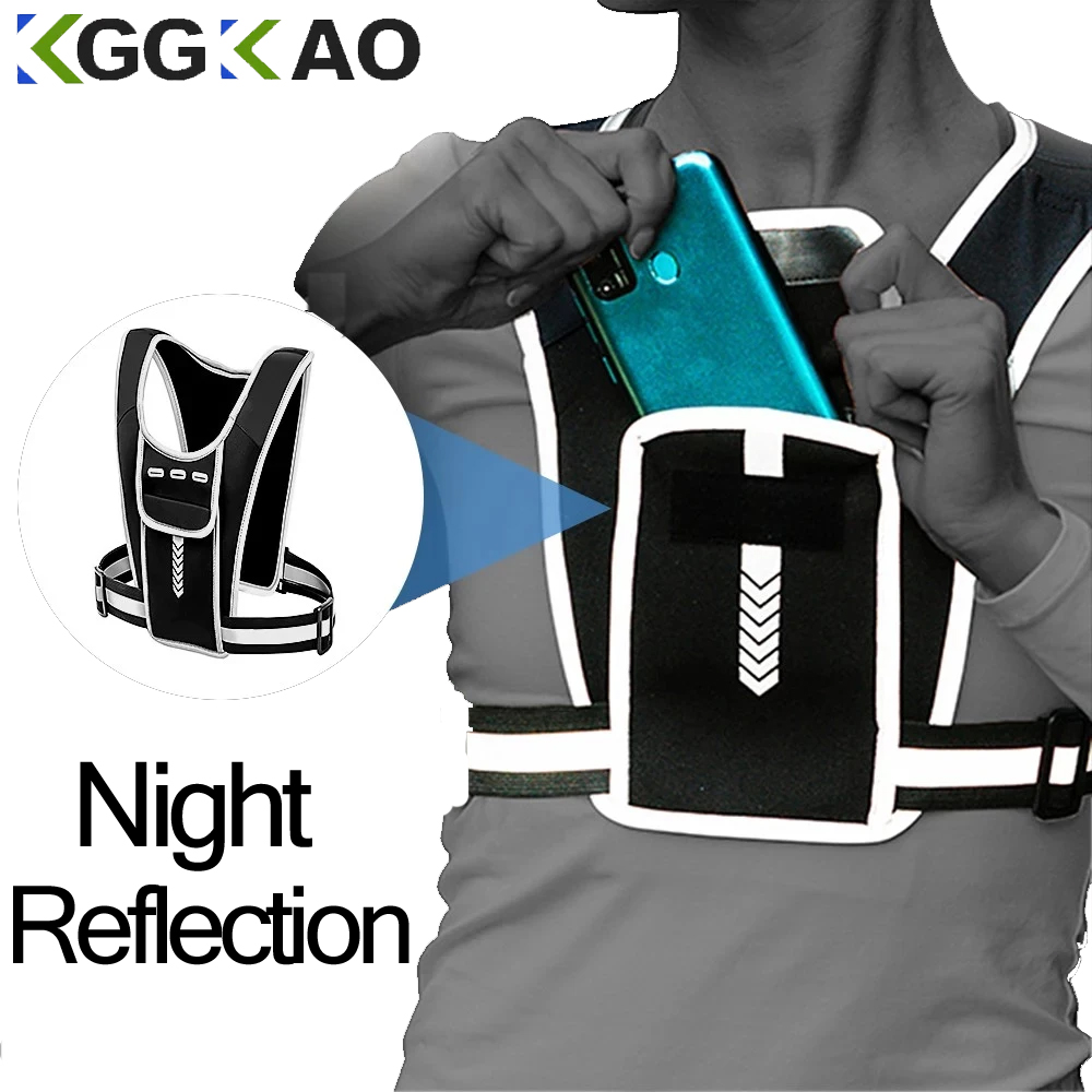 Running Vest Phone Holder for  - مراجعة Running Gear Reflective وسعره
