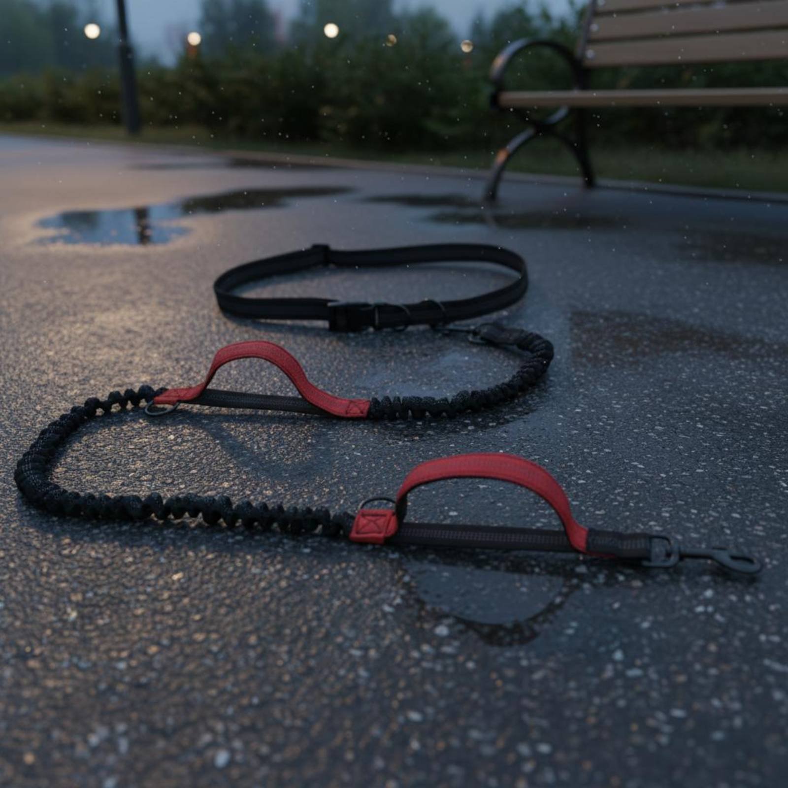 Double Bungee Leash Elastic Ru - مراجعة Running Gear Reflective وسعره