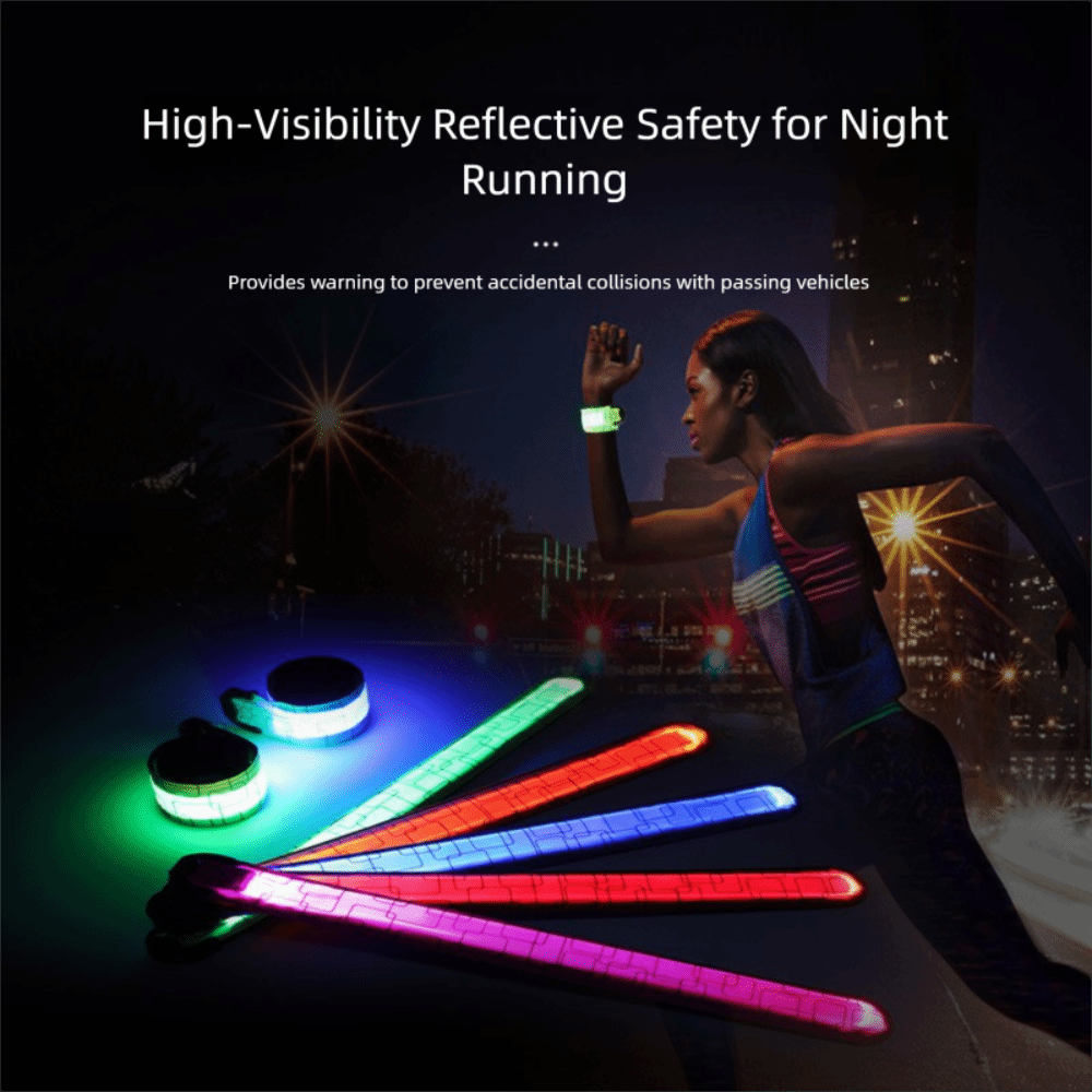 Battery Style Night Running Ar - مراجعة Running Gear Reflective وسعره