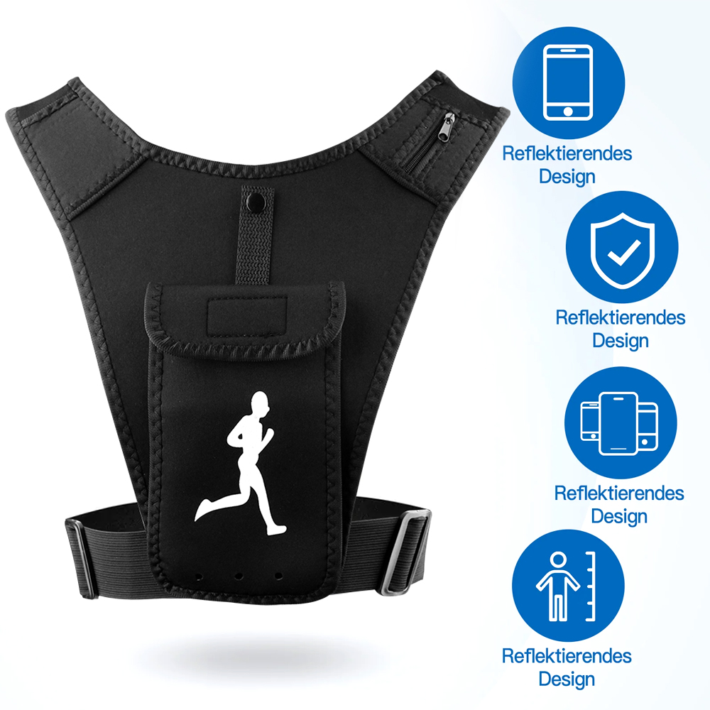 Running Vest Phone Holder for  - مراجعة Running Gear Train وسعره