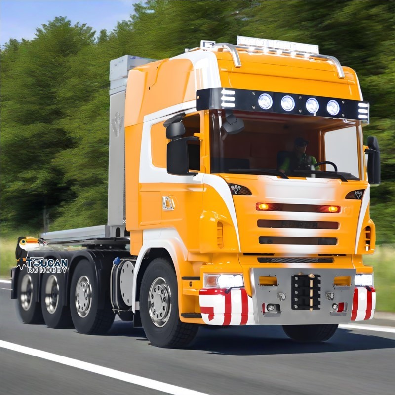 RC Tractor Truck Metal 8x8 R62 - مراجعة Running Gear Box وسعره