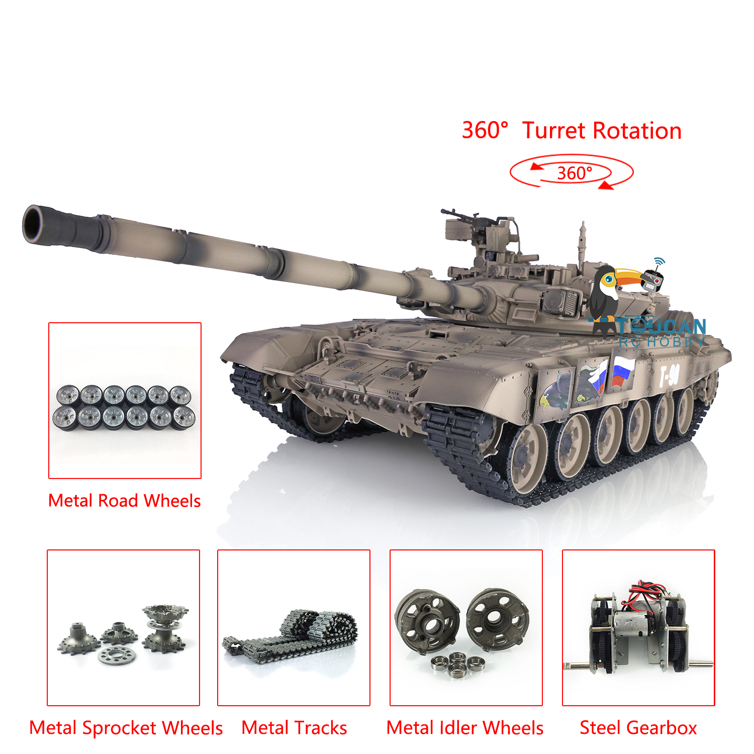 1/16 HENG LONG 7.0 Customized  - مراجعة Running Gear Box وسعره