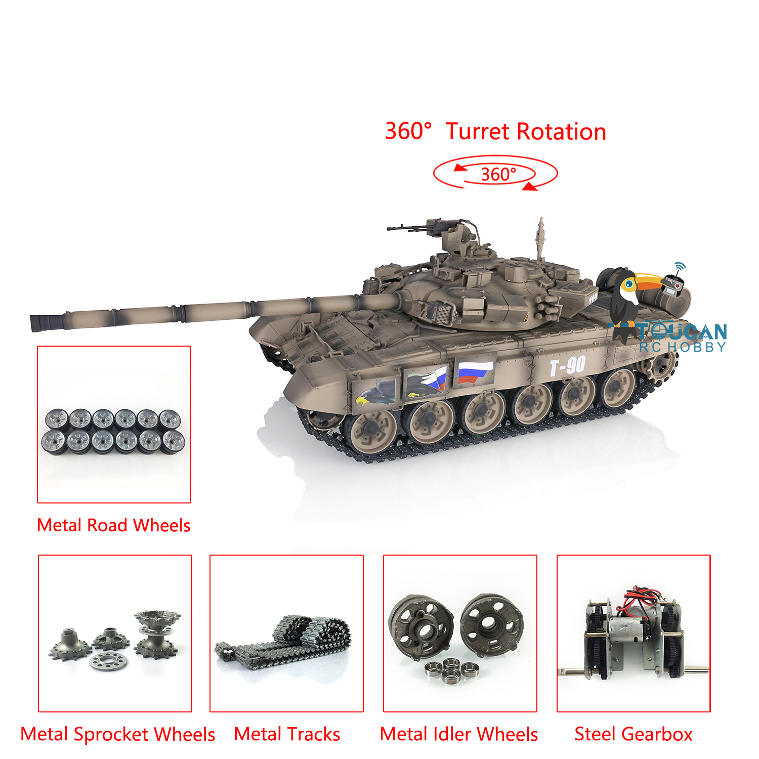 1/16 HENG LONG 7.0 Customized  - مراجعة Running Gear Box وسعره