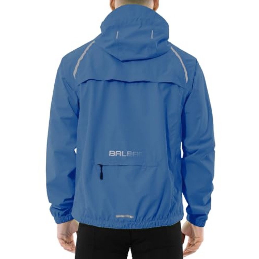 Men's Rain Jacket Waterproof W - مراجعة Running Gear Reflective وسعره